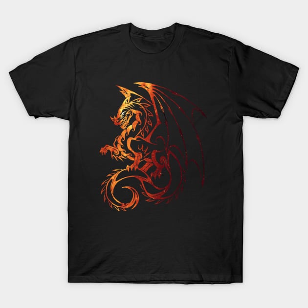 Dragon T-Shirt by Elyssiel